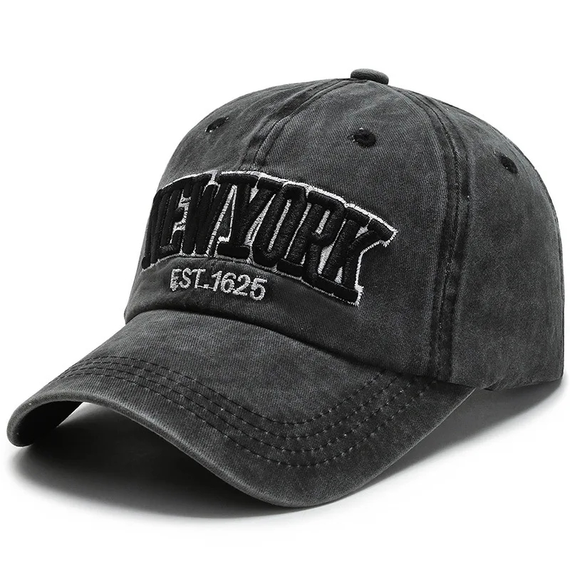 Embroidery York - หมวกแก๊ปเบสบอลปักลาย1625แฟชั่นใหม่หมวกฮิปฮอปกีฬาหมวกแก๊ปลุยน้ำสำหรับผู้ใหญ่หมวกกันแดดกลางแจ้งลำลองแบบใหม่