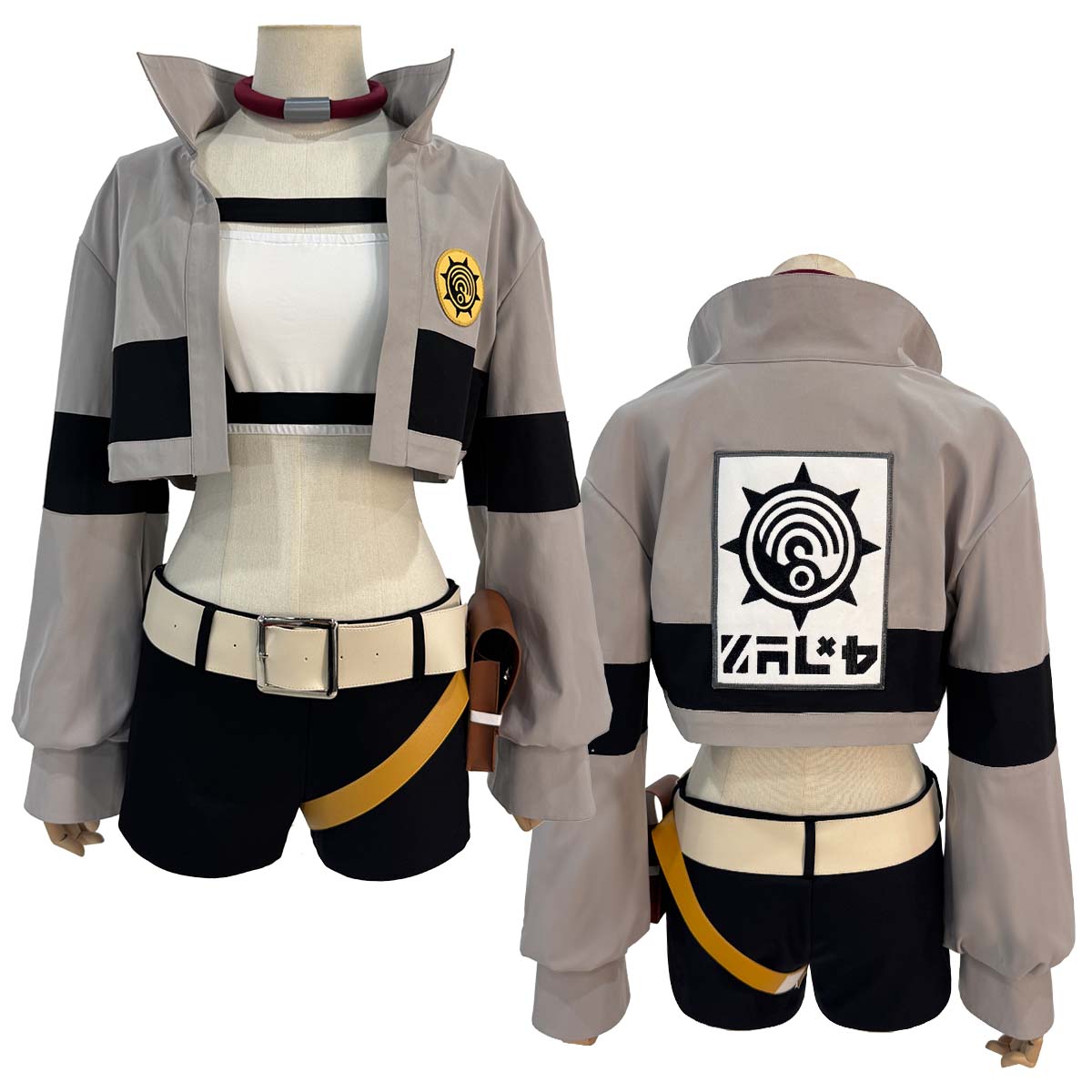 Embroidery Vest - ชุดคอสเพลย์การ์ตูน Gachiakuta ริโย สำหรับงานคอนเวนชัน ฮาโลวีน คริสต์มาส