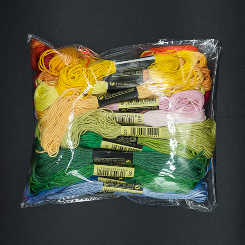 Embroidery Floss - ชุดไหมปักผ้าฝ้ายหลากสี C 24/100/50 พร้อมด้ายเย็บผ้า ไหมปักลาย ไหมปักครอสติช