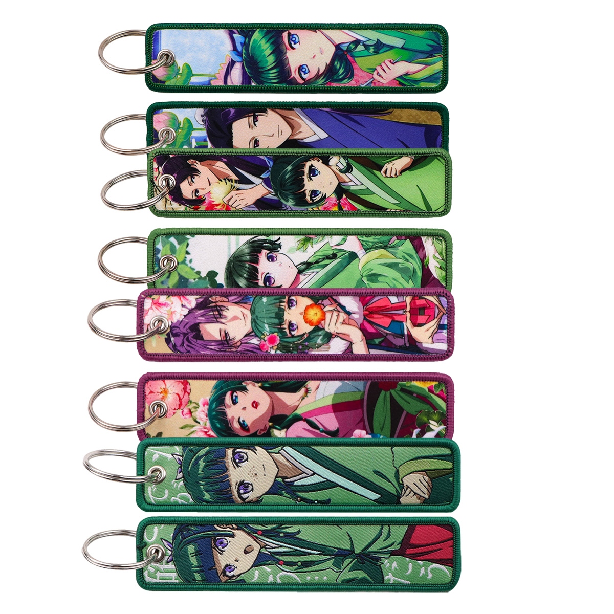 พวงกุญแจปักลายภาพสาวอนิเมะสไตล - Embroidery Charm บทวิจารณ์และราคา
