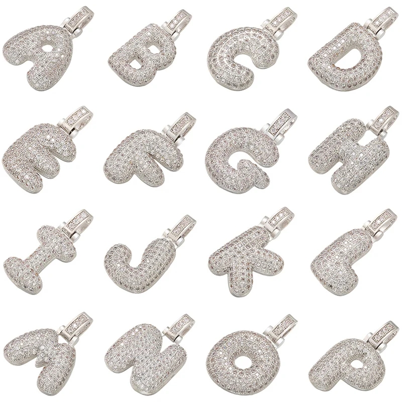 จี้ตัวอักษรสีเงินขนาด 20x29 มม - Embroidery Charm บทวิจารณ์และราคา