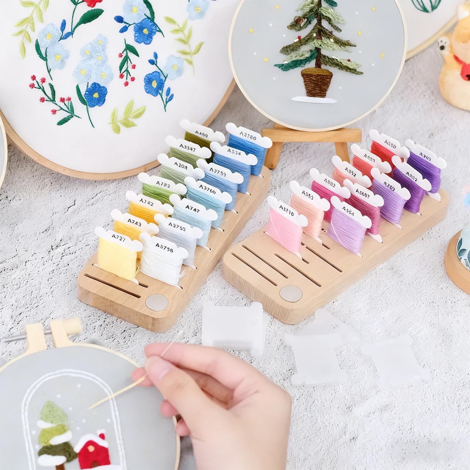 ที่เก็บด้ายปักผ้า 15 ช่อง ที่ใ - Embroidery Floss บทวิจารณ์และราคา