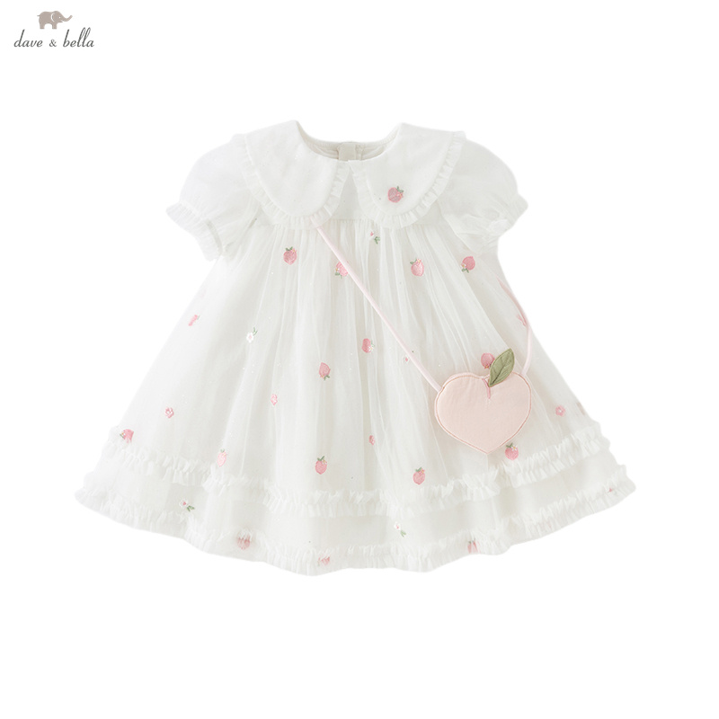Dave Bella เด็กผู้หญิงตาข่ายชุ - Embroidery Charm บทวิจารณ์และราคา