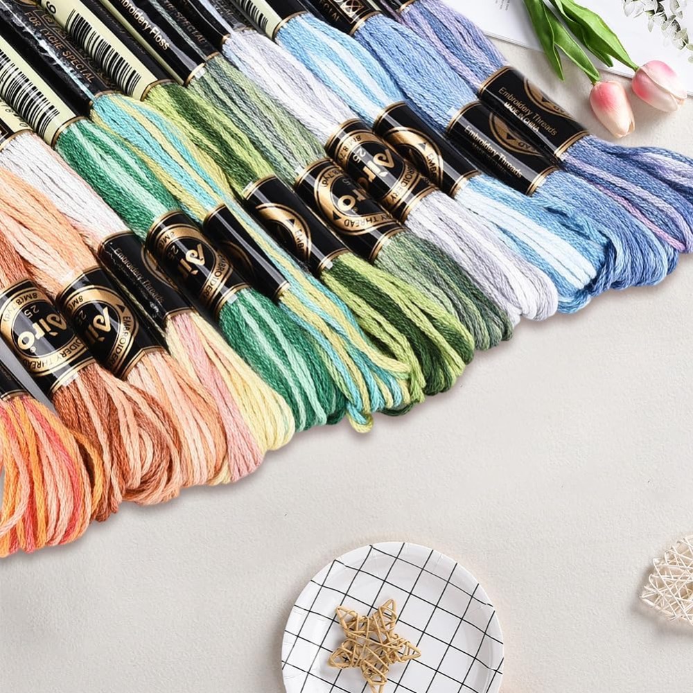 ไหมปักครอสติช 12 ม้วน 105 หลา  - Embroidery Floss บทวิจารณ์และราคา