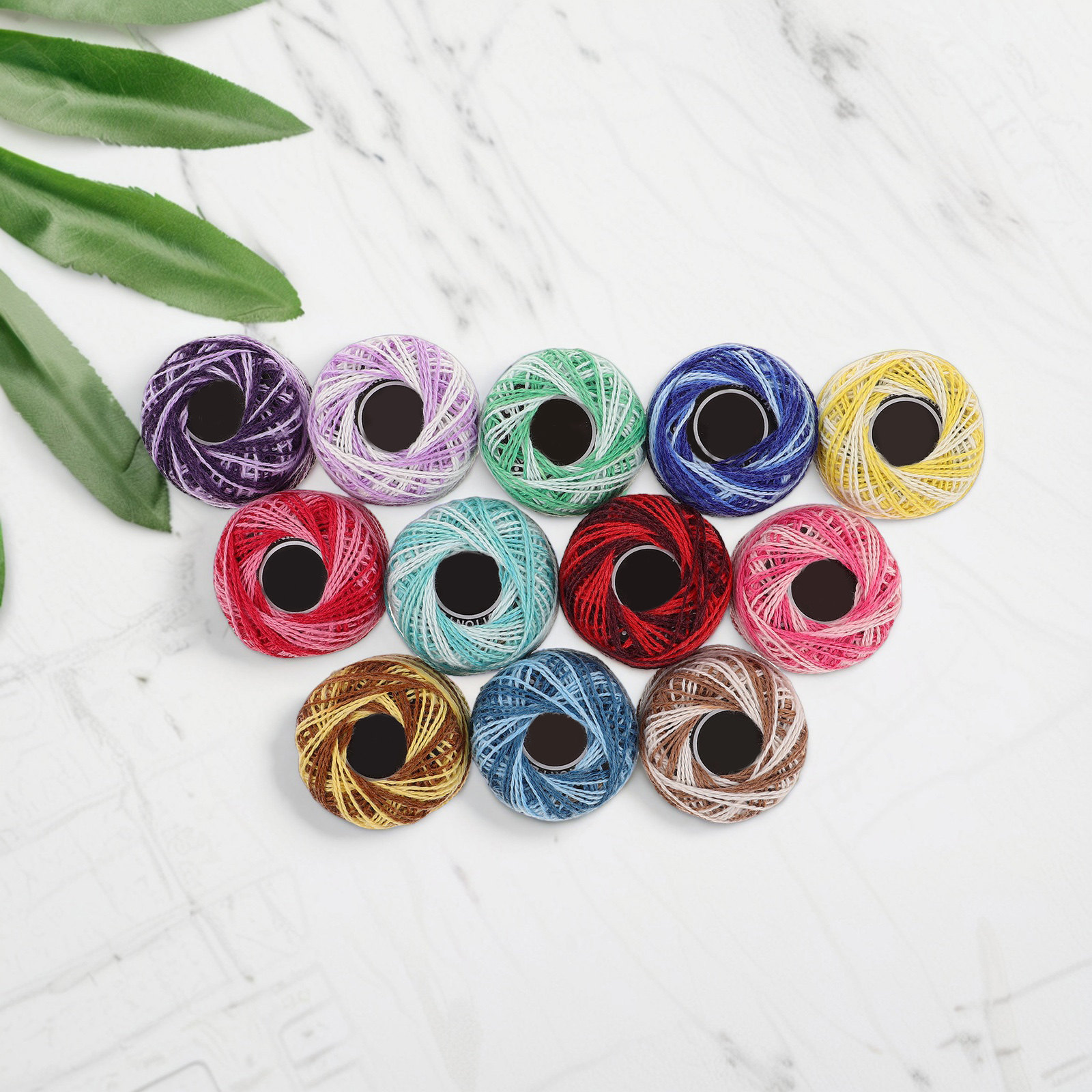 ชุดด้ายปักผ้าฝ้ายหลากสี 12 ชิ้ - Embroidery Floss บทวิจารณ์และราคา