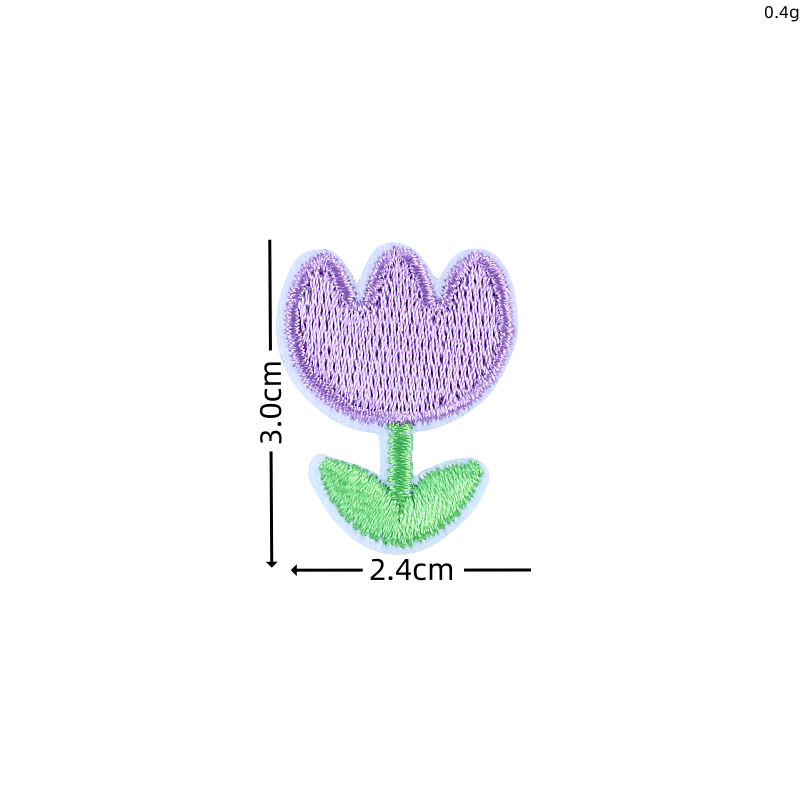 10ชิ้นการ์ตูนดอกไม้แพทช์มินิน่ - Embroidery On Socks บทวิจารณ์และราคา