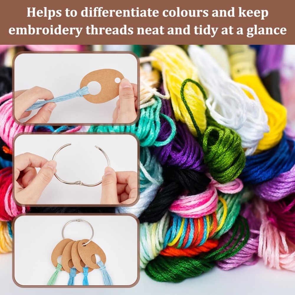 100 ชิ้น Teardrop Floss ด้ายหย - Embroidery Floss บทวิจารณ์และราคา