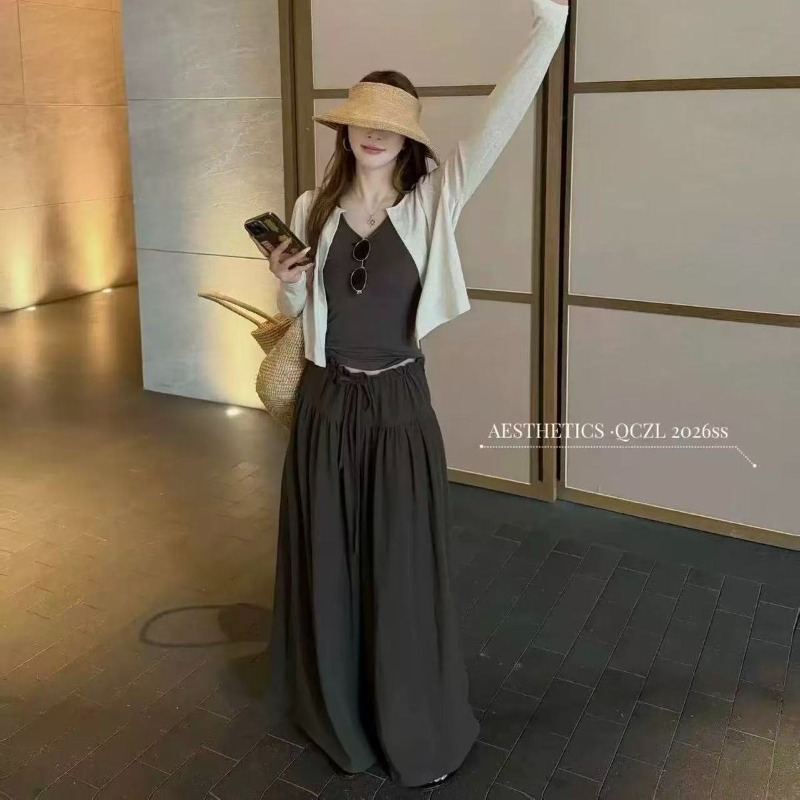 ชุดสามชิ้นใหม่สำหรับฤดูร้อนปี  - Embroidery Vest บทวิจารณ์และราคา