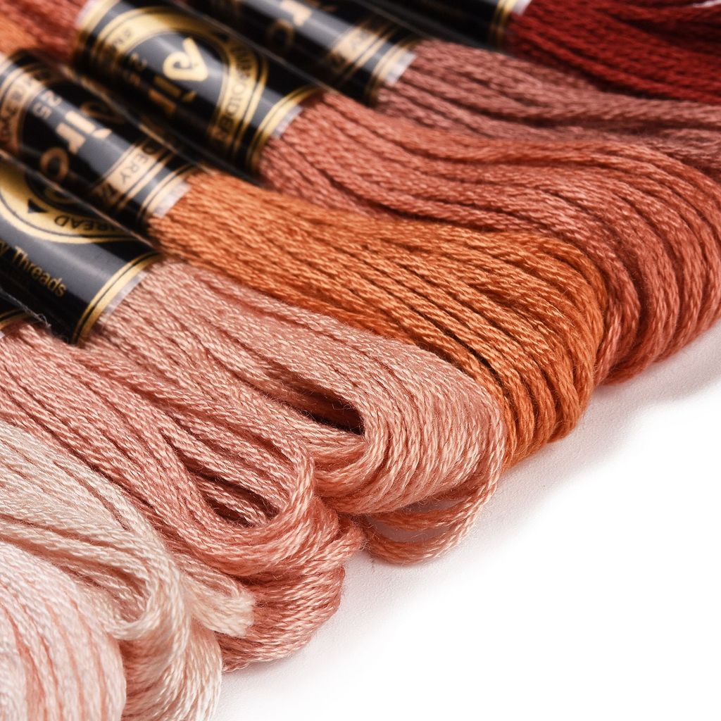 1 ชุด 8 ม้วน ไหมปักโพลีเอสเตอร - Embroidery Floss บทวิจารณ์และราคา